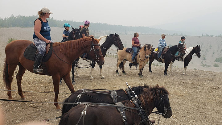 Wagons, Horses and Riders