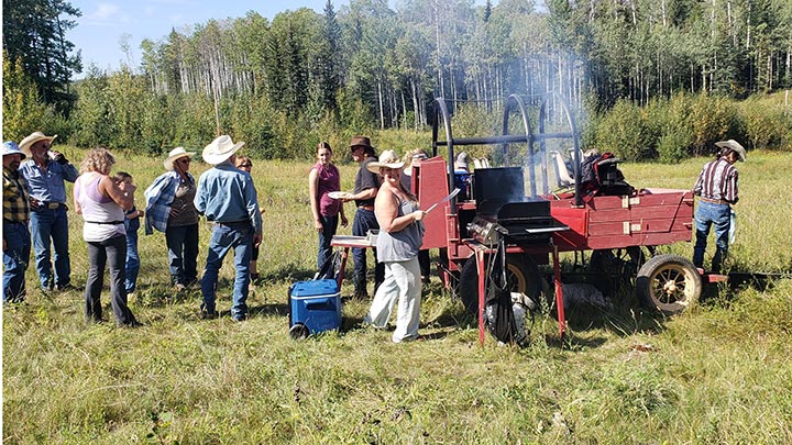 Wagons, Horses and Riders